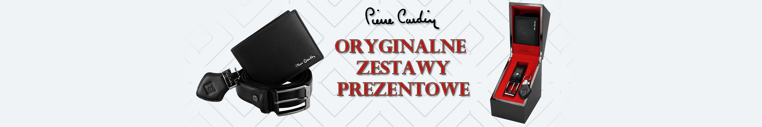 Zestawy na prezent, zestawy prezentowe - portfel i pasek w eleganckim pudełku - GREGORIO.com.pl