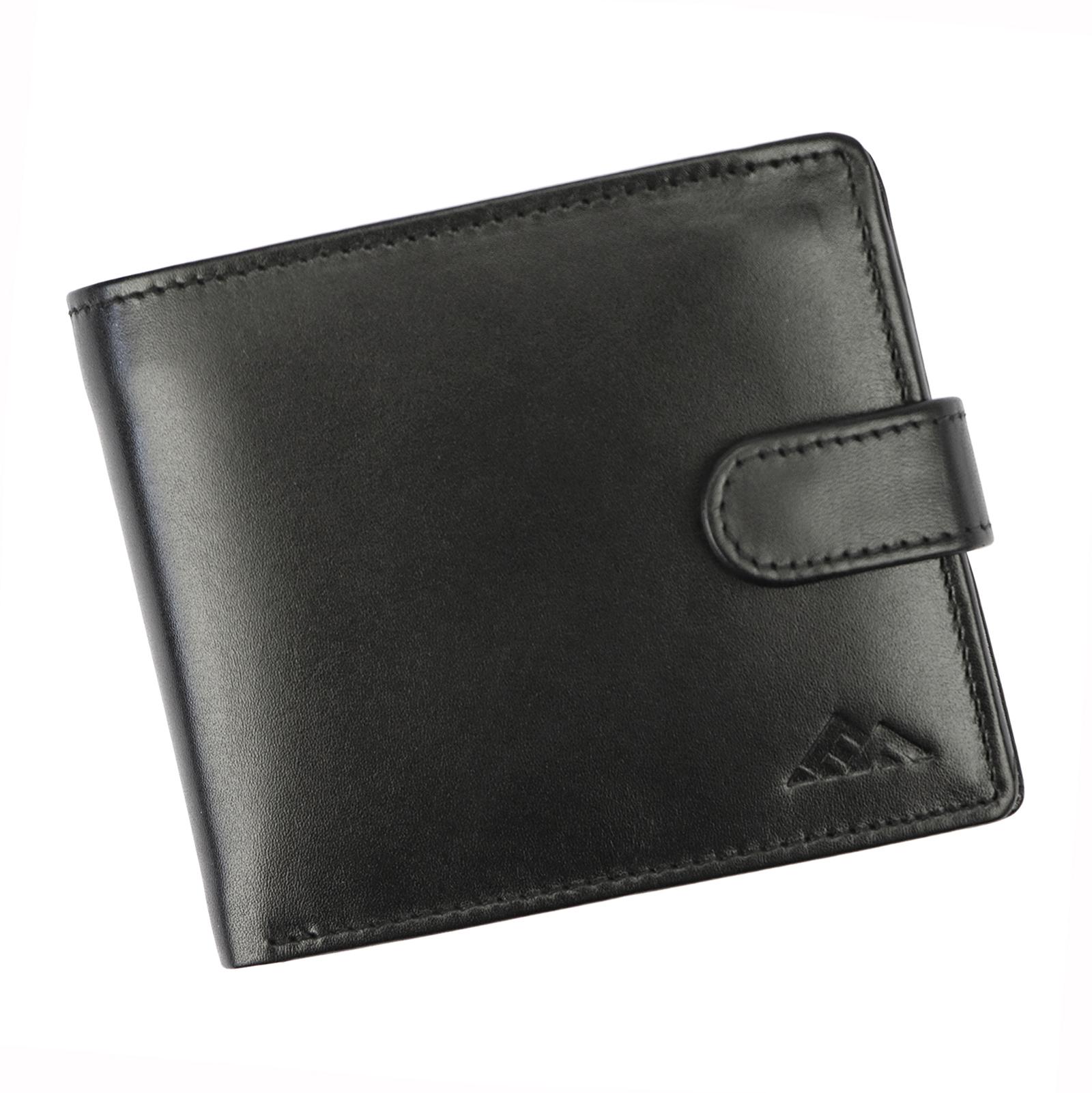 E-shop Čierna kožená peňaženka EL FORREST
