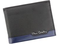 PORTFEL SKÓRZANY Pierre Cardin TILAK37 8806 RFID w kolorze czarny + niebieski