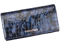 PORTFEL SKÓRZANY Gregorio FS-100 w kolorze niebieski